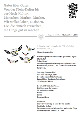 Culture-News Januar 2014